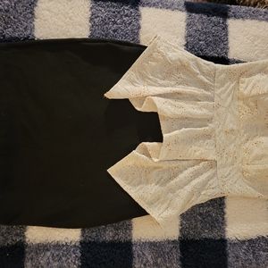 Dressy strapless dress